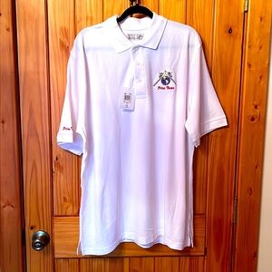 MUNSINGWEAR. Polo White Shirt. Size XL